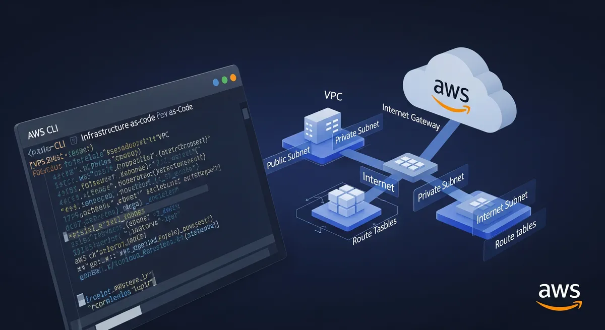 Blog post image for How To Create A Custom VPC Using AWS CLI - In the sample that follows, an IPv4 CIDR block, a public subnet, and a private subnet are all created using AWS CLI instructions. You can run an instance in the public subnet and connect to it once the VPC and subnets have been configured. Additionally, you may start an instance on the private subnet and link to it from the instance on the public network.