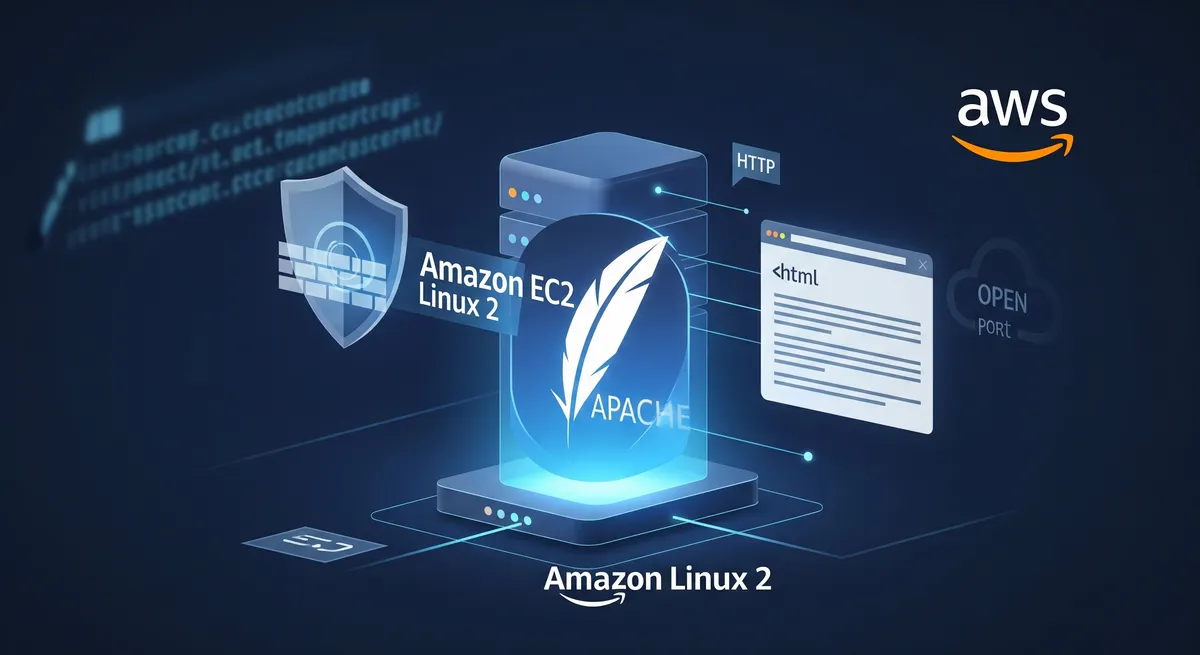 Blog post image for How to Install Apache Web Server on Amazon Linux 2 - We will learn how to install and setup FireWall on Amazon Linux 2 in this tutorial. We will also discover how to set up FireWall so that it functions with the Amazon Linux 2.