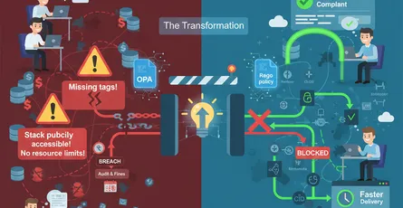 Policy-as-Code Governance with OPA/Rego