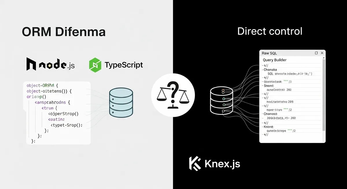 Blog post image for The ORM Dilemma: To Use or Not to Use - Explore the intricacies of utilizing Object-Relational Mapping (ORM) in Node.js, TypeScript, and Express. Seasoned software engineers dissect the pros and cons, offering invaluable insights into when and why you should consider alternatives to ORM for your database operations.