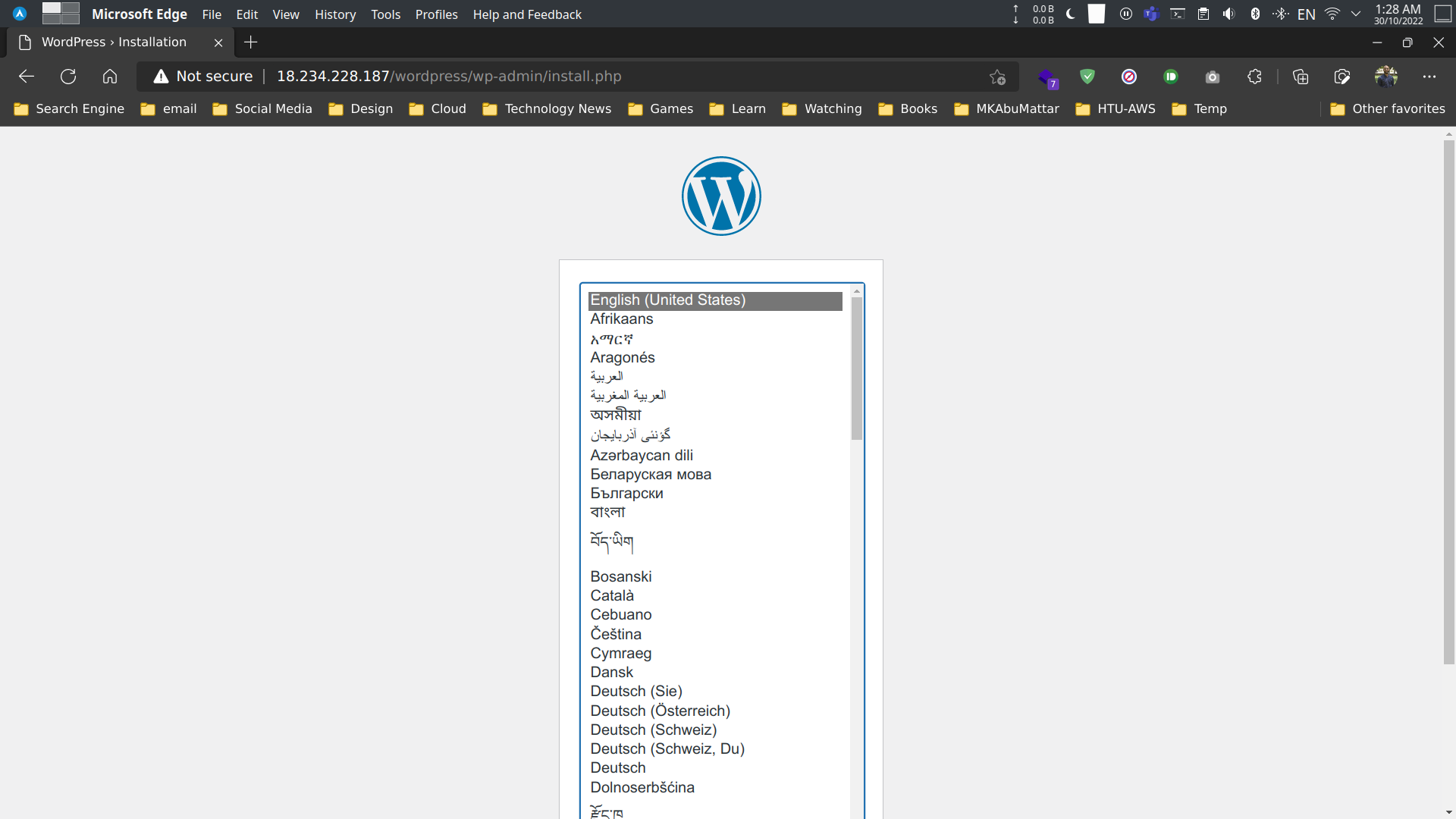 WordPress on Amazon Linux 2