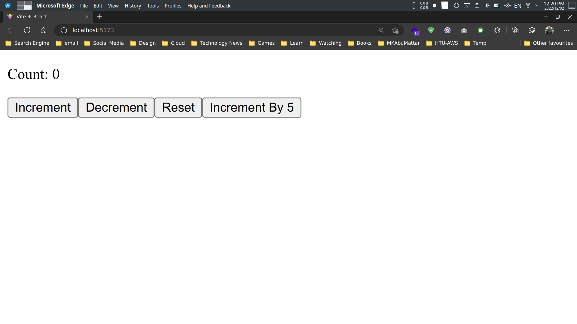 Redux Toolkit Counter