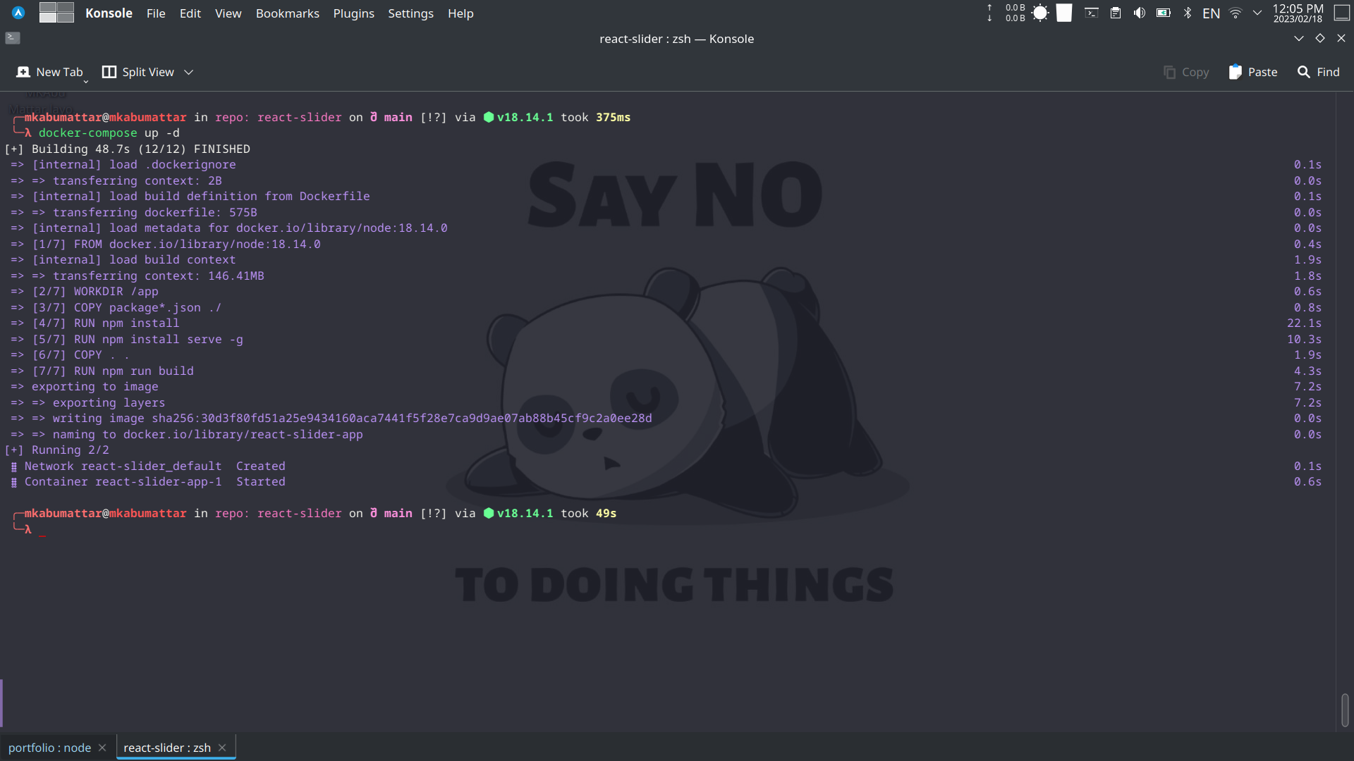Running the Docker Composer File